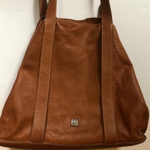 Brown Leather Shoulder Bag